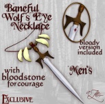 AZE Baneful Wolf's Eye Necklace Mens Poster 512