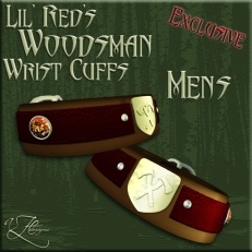 AZE Lil Red's Woodsman Wrist Cuffs Mens Poster 512