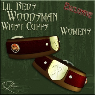AZE Lil Red's Woodsman Wrist Cuffs Womens Poster 512
