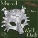 AZE Silvered Wolf Mask Poster 512